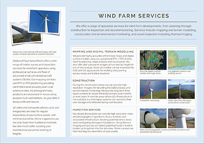 Windfarm brochure